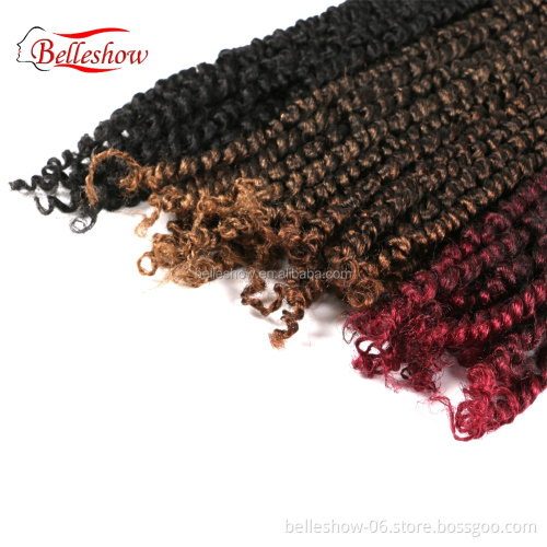 Wholesale Long Ombre Twist Crochet Loop pre twisted passion twist